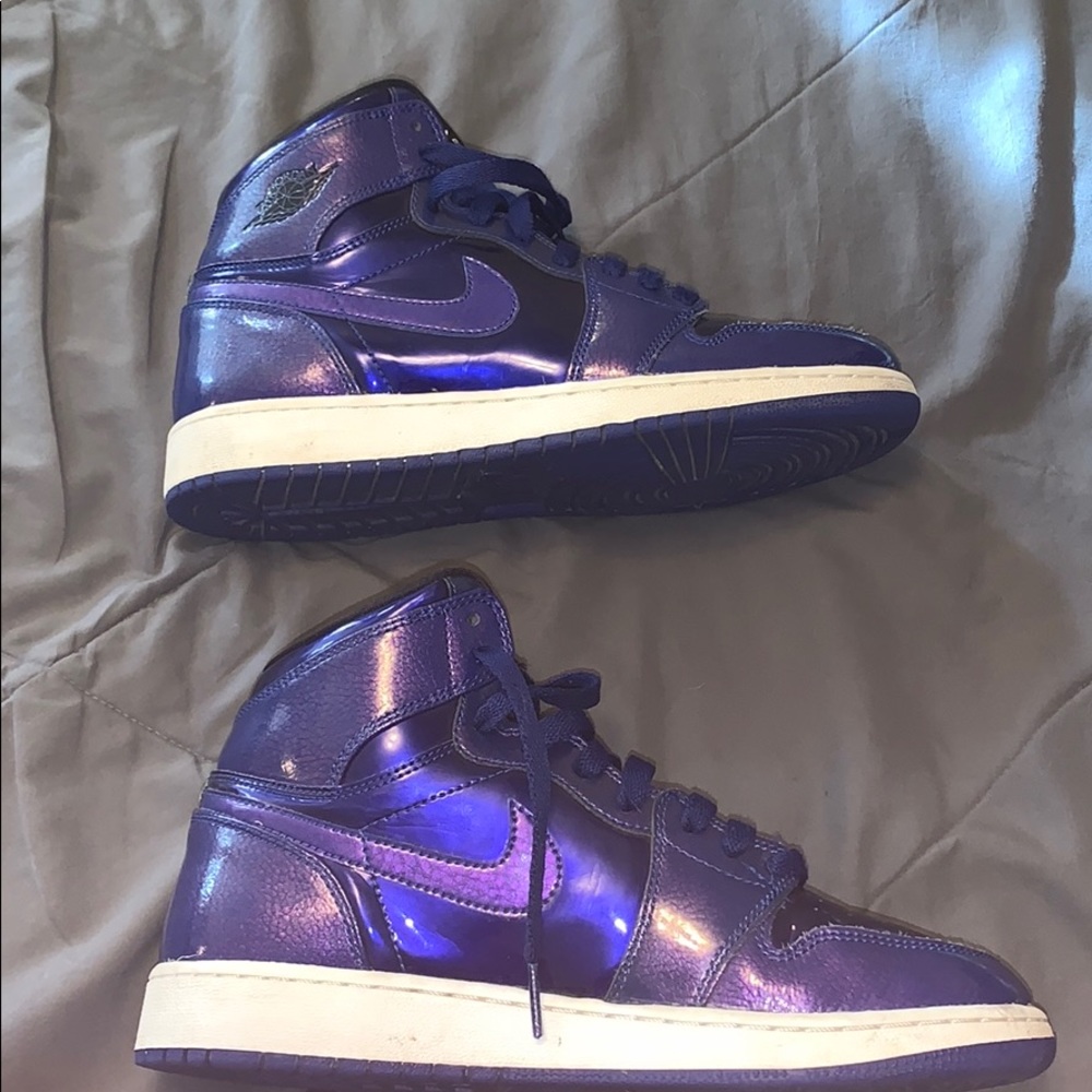 Patent leather Air Jordans